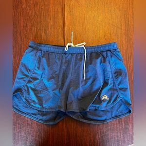 Tracksmith womens running shorts size medium blue